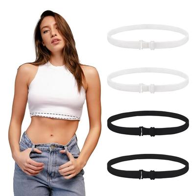 Vysoce elastický crop top s nastavitelným páskem pro proměnu vašeho stylu