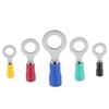 420PCS 12Kinds RV Ring Terminal Electrical Crimp Connector Kit Set With Box,Copper Wire Insulated Cord Pin End Butt 0.5-6mm²