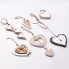 Wooden Heart Shaped Pendant for Indoor and Outdoor Decoration Room Hanging Ornament Handmade Wall Art Accessories