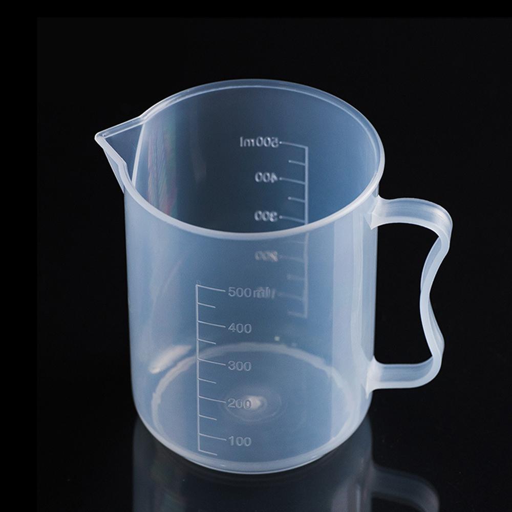 500ml/1000ml Dzbanek z dzióbkiem do nalewania z miarką, skala wizualna, naczynie kuchenne do pieczenia, miarka z podziałką, przezroczyste naczynie laboratoryjne do testów, miarka kuchenna