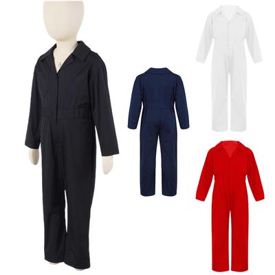 Kinder Jungen Langarm Turndown Kragen Cargo Overall Overall Halloween Cosplay Dress Up