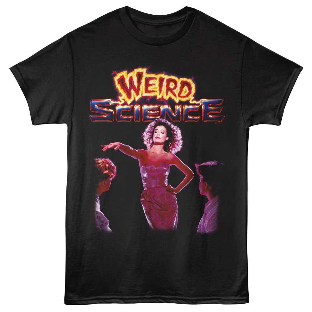 Weird Science Movie Lisa In Pink Dress Kelly LeBrock Men s T Shirt XXL