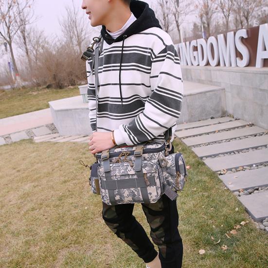 MUQZI Sportzubehör, Outdoor-Sport, einzelne Schulter-Hüfttasche, Angelköder, Rollen-Aufbewahrungstasche