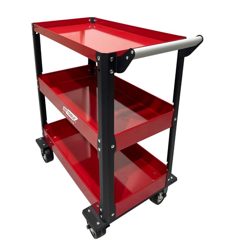 Awtools Wózek Warsztatowy Metalowy 3 Poziomy 100Kg