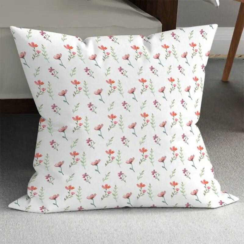 Spring Beautiful Pillowcase Abstract Floral  Living Room  Bed Sofa