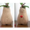 Cats Flower Pots Silicones Molds Animal Vase Castings Molds DIY Cements Resins Molds Cute Bear Succulents Clay Molds