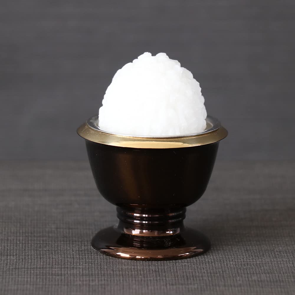 Small PC Buddhist Rice Bowl, 4.2cm Wide Bottom, Fits #9-10, Suitable for Buddhist Altars, Made In Japan, No Vessel Required