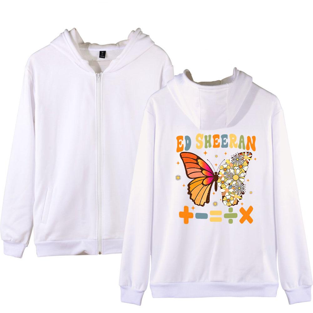 

Эд Ширан Принтованные Женские Мужские Куртки Пальто с Капюшоном Повседневные Толстовки на Молнии Мужской Спортивный Костюм Модная Куртка Мужская Одежда Верхняя Одежда M белый