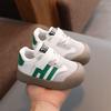 2024 Spring Kids' German Training Shoes: Boys' Sports & Girls' Casual White Sneakers, Soft Sole Baby Forrest Gump Shoes