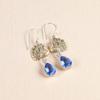 Natural Tanzanite Gemstone 925 Sterling Silver Jewelry Handmade Earrings 2.20" EE-44-6