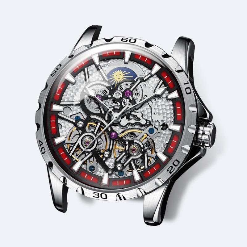 AILANG New Swiss Genuine Watches Double Tourbillon Automatic Mechanical Watches Men Waterproof