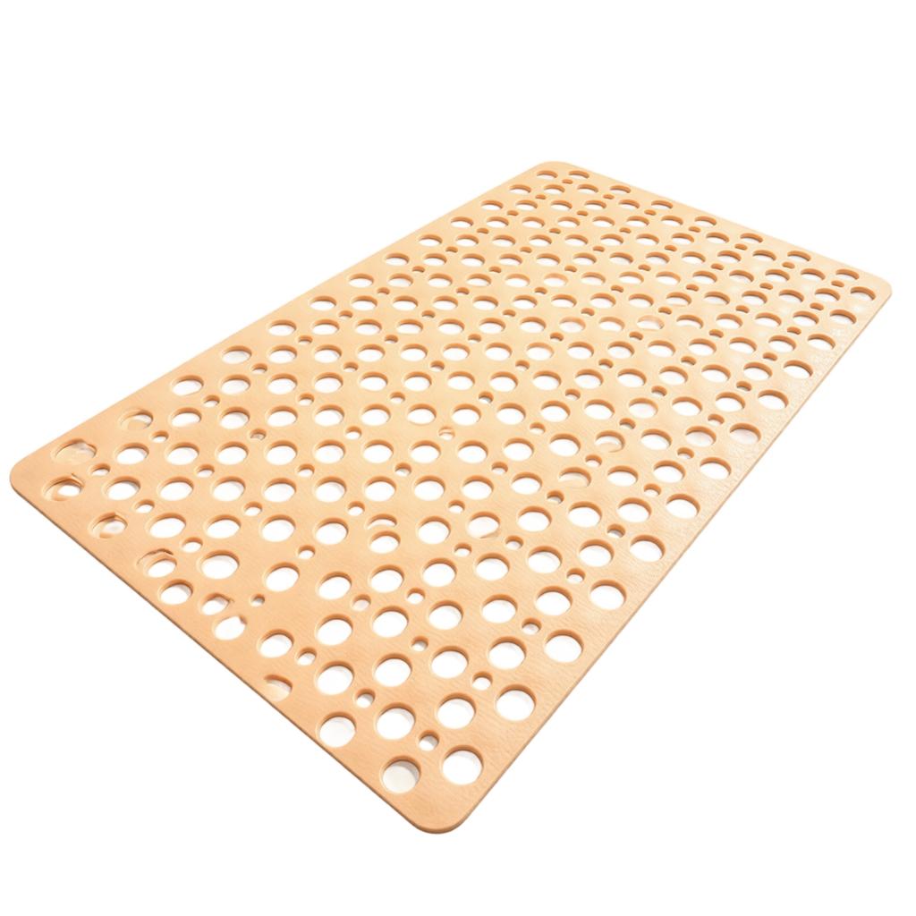 Bathroom Anti Slip Mat with Drainage Holes and Suction Cups Non Slip Floor Mat for Shower Tub and Bath Safety