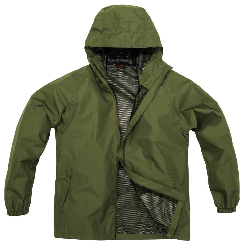 LEICHTER Regenkombi Storm Buster H1000BB Khaki 4L [Koshin Rubber] B-1000