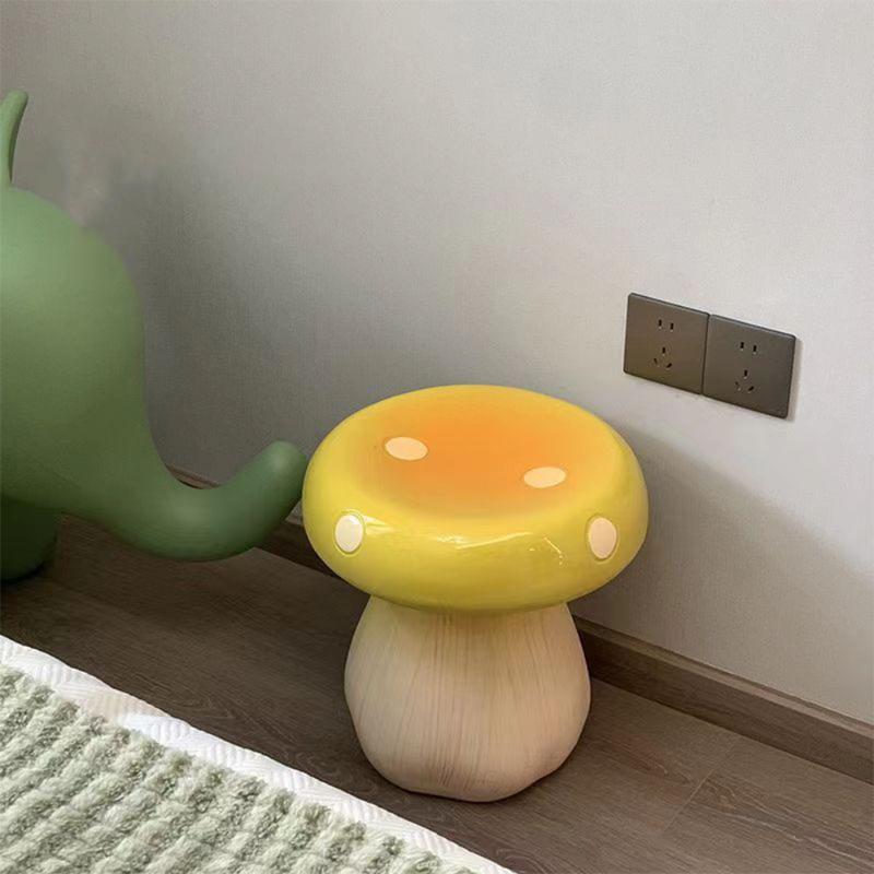 Mushroom Shoe Changing Stool Cartoon Colorful Living Room Chairs Decor Design Bedroom Study Moisture-proof Stable Home Furniture