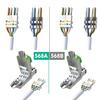 Cat8 RJ45 40G tienený kovový odliatok na zakončenie poľa HDBaseT Easy Jack Ethernetový konektor Internetový adaptér [LINKUP] 12-balenie -