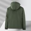 Herren Multi-Taschen Wasserdichte Jacke, Outdoor Freizeit Multi-Taschen Militär Übergröße Arbeitskleidung Jacke