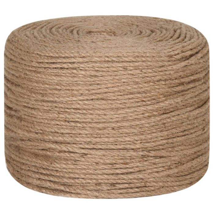 VidaXL Jute Rope 500 M Long 4 Mm Thick 153737