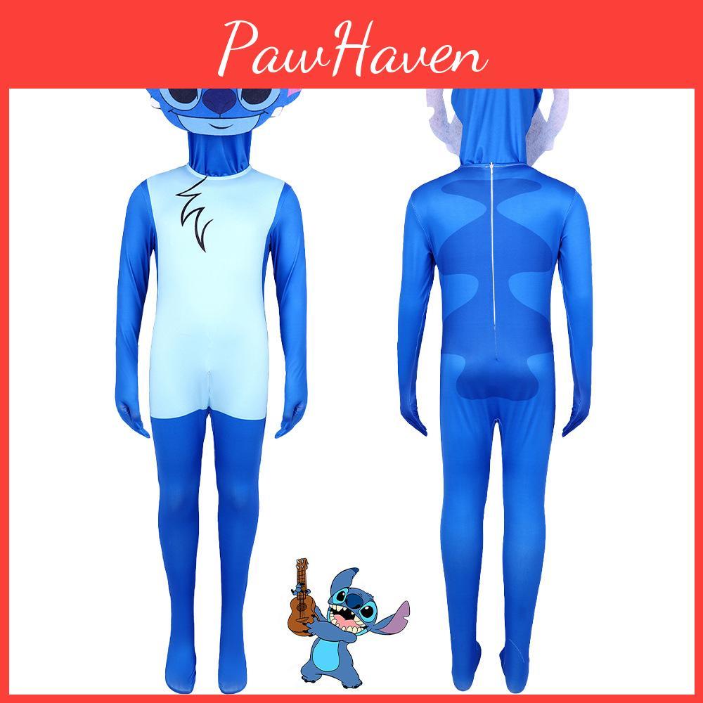 Comfortable And Stylish Interstellar Baby Cosplay Costume For Kids With Cartoon Prints In Stitch Design