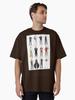 David Bowie Aesthetic Ziggy Stardust Lightning and Cute Retro Music Quotes Sticker Oversized T-Shirt