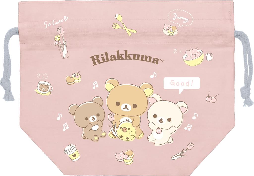 Rilakkuma Lunch Market Lunch Drawstring Bag CA35102 San-X