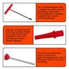 Steel Construction Valve Stem Tool Tire Valve Kit Ergonomic Handles