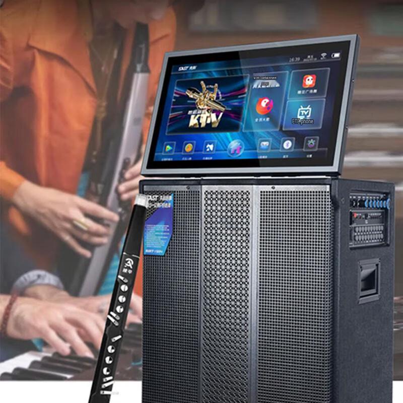 SAST SA-257 Outdoor KTV Trolley Speaker