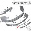 51127365333 Chrome Rear Bumper Trim for BMW X5 F15