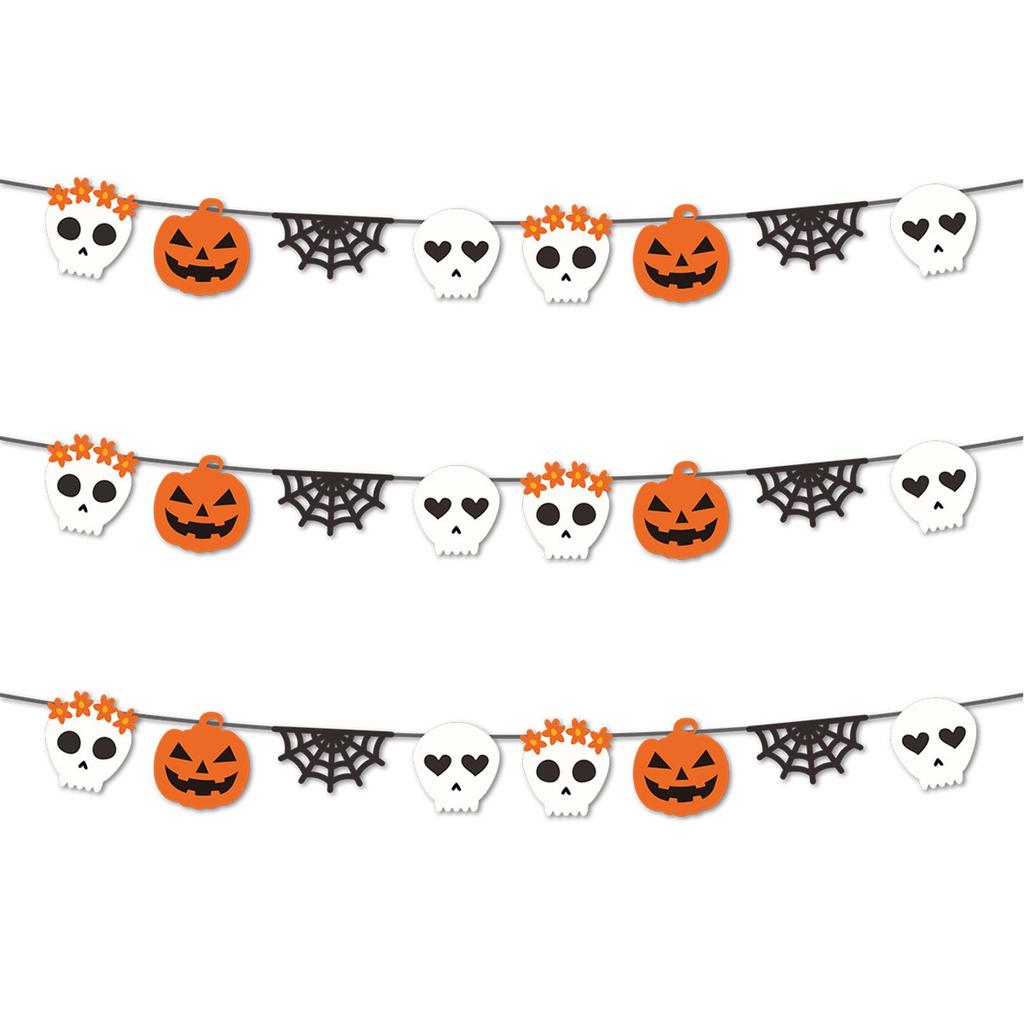 Halloween Decoration Haunted House Mall Layout Pull Flower