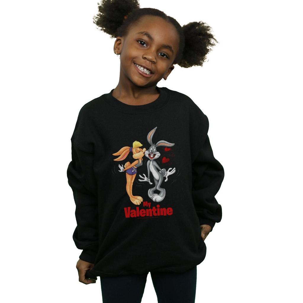 Looney Tunes Girls Bugs Bunny And Lola ValentineÂ´s Day Sweatshirt
