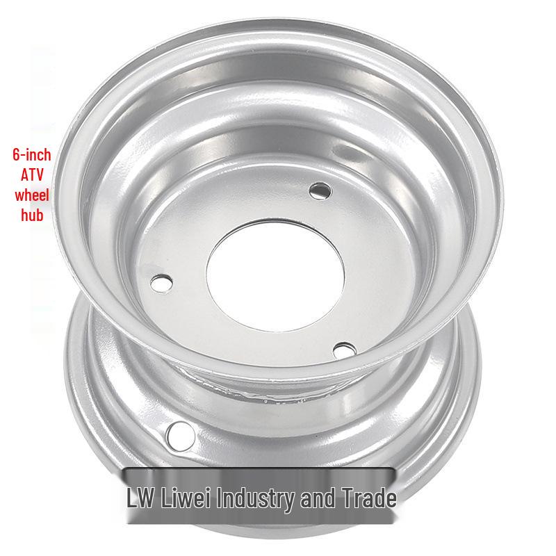 ATV Beach Car Accessories: 145/70-6 Small Bull Dinosaur Steel Wheel Rim with Three-Hole Hub