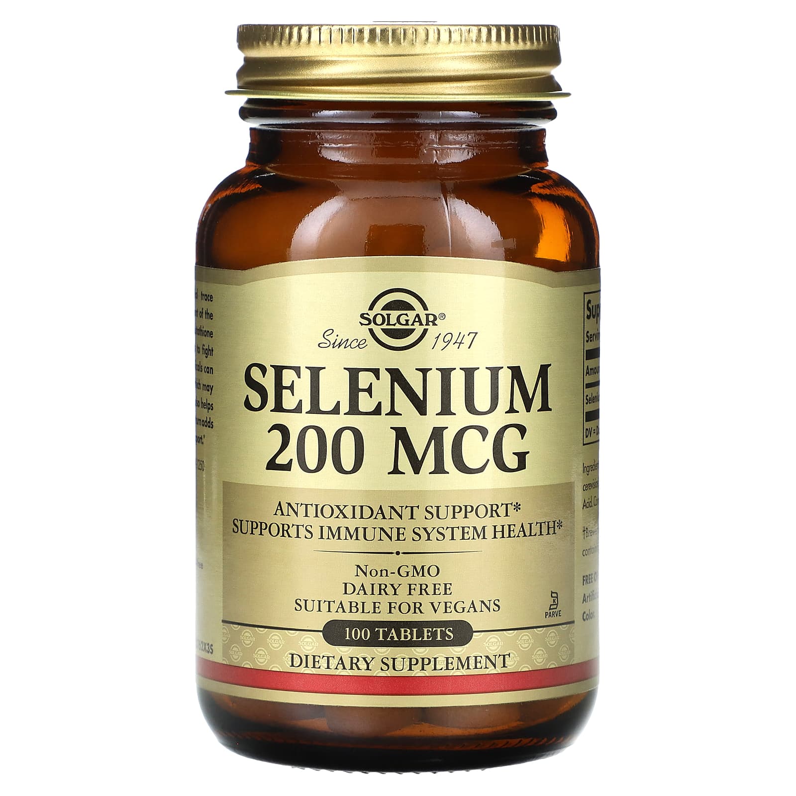 

Selenium, 200Mcg, 100 Tablets
