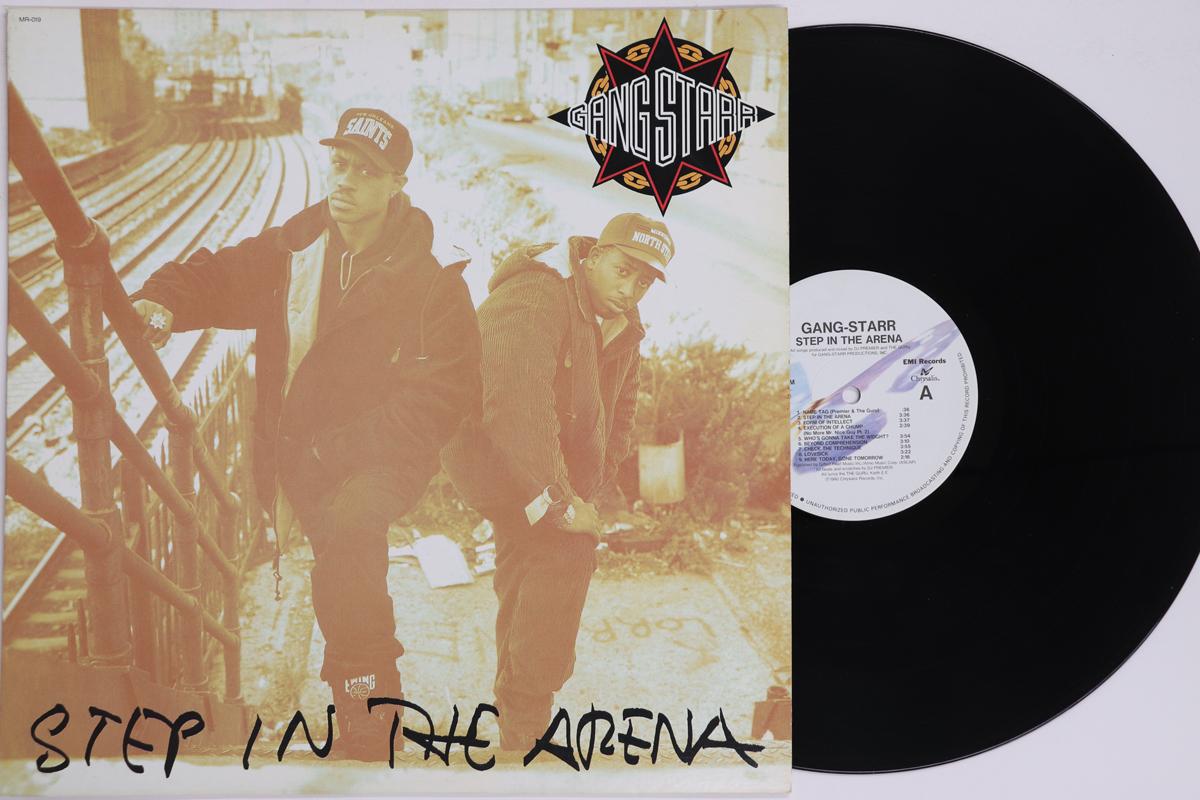 LP Record GANG STARR  Step In The Arena MR019 CHRYSALIS 1990 Japan Rap  HipHopRB Used