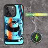 Star G-Gulf Ra-cing Car Phone Case For iPhone 16,15,14,13,12,11,Pro,Max,Plus,Mini,SE Magsafe Magnetic Wireless Charging