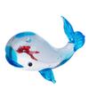Glass Fish Tanks Figurines Tabletop Centerpiece Ornament Home Decors Crystal Collectible Figurines Gift for Christmas