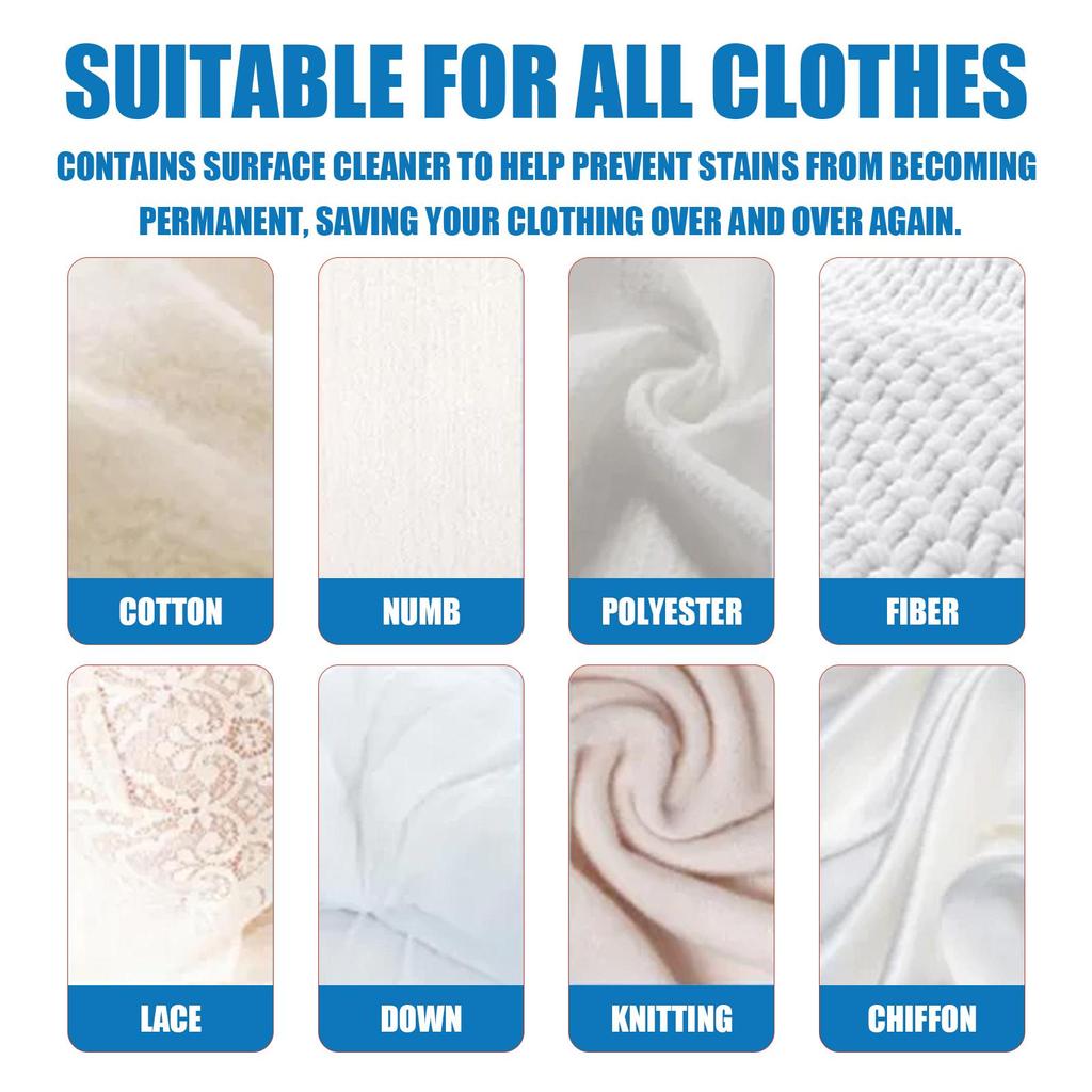 60ml Kleiderreiniger Kleiderreiniger Fleckenentfernung Hartnäckige Flecken Ölflecken Vergilbung Reinigung Chemische Reinigung