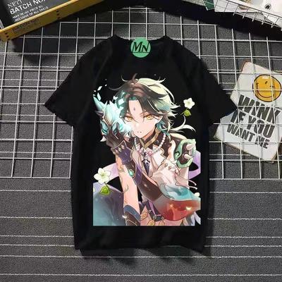 Genshin impact cosplay gioco manga T-shirt maglietta canottiera canottiera poliestere
