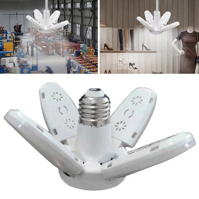 Folding Mini Led Bulb E27 Bulb Led Indoor Bulb Brightness Angle Adjustable Leaf 90 Lamp Deformed 4 28W