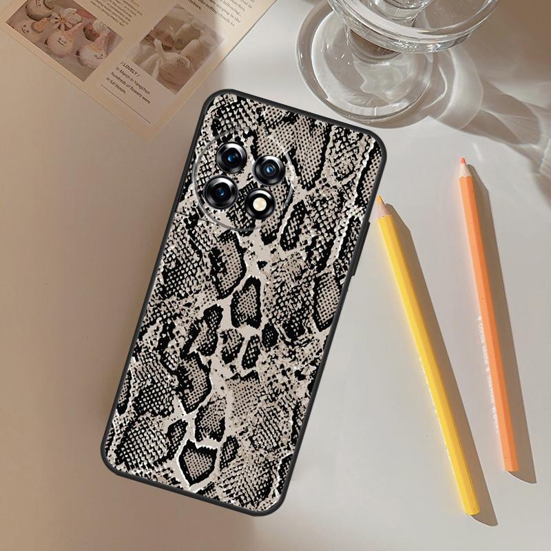 

Snake Skin Funda For OnePlus 8T 9RT 10T 12 13 R 11 9 10 Pro OnePlus Nord 4 CE 2 3 Lite N20 N30 Case OnePlus 9R