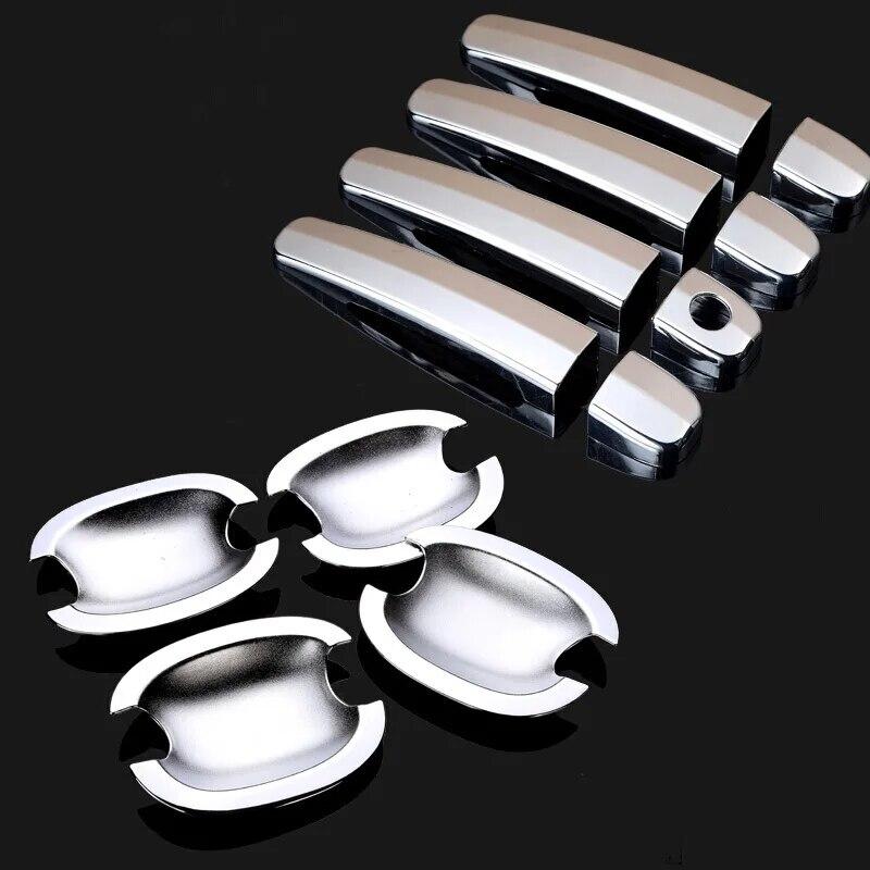 For Chevrolet Trax/Tracker 20142015 2016 ABS Chrome Door Handle Covers & Door Bowl Covers Car Exterior Accessories Sticker 12pcs