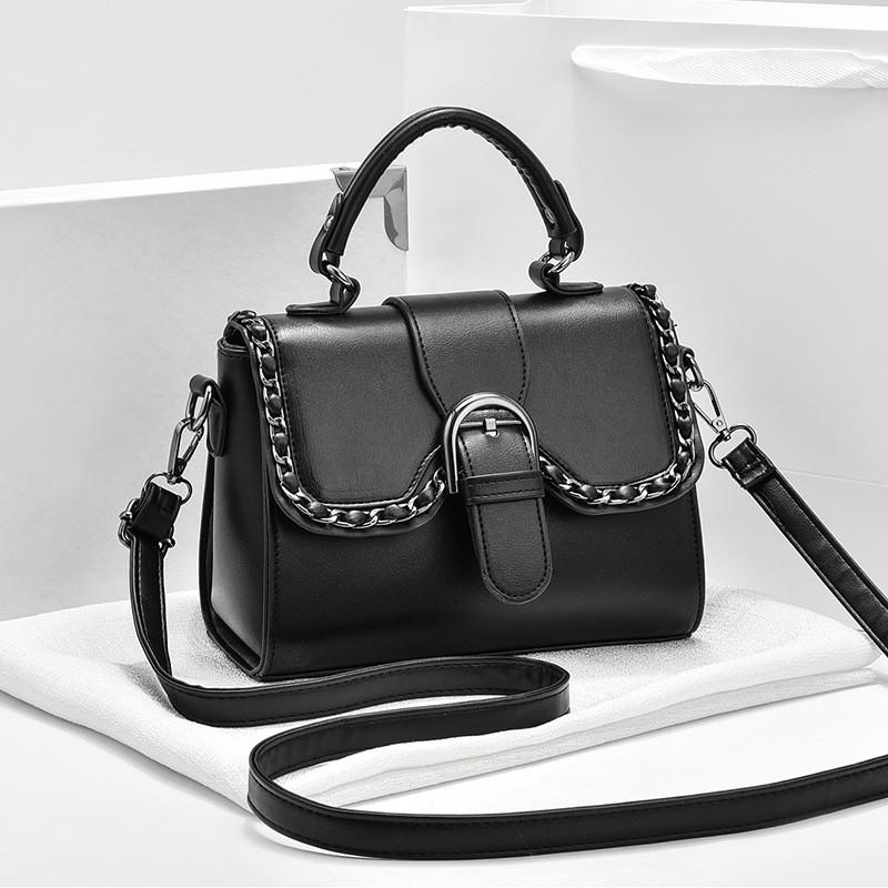 Chic Retro Small Shoulder Bag For Women In Blue Pink Khaki Orange Black