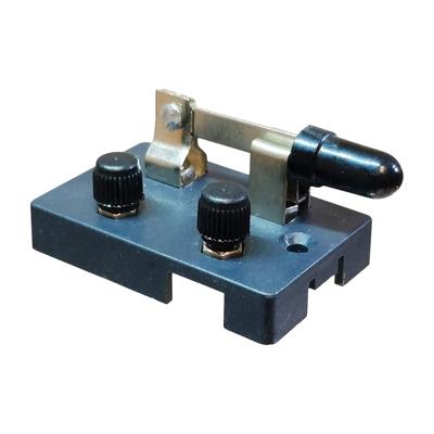 4-91201 Knife Switch, Single Pole Single Throw (SPST), Screw-Type Binding Post Black