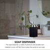 1Set Premium Resin Soap Dispenser Pump Press Design for Bathroom Home Hotel Office Decor Easy Refill Shampoo Liquid Hand Soap