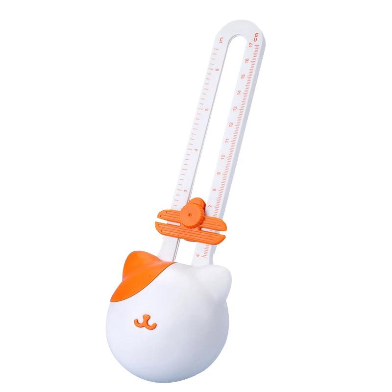 

360-degree circular cutter, adjustable paper cutter with measuring scale - manual office tool, for precise circular cutting