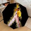 1pz Freddie Mercury, Iconica Performance Ombrello Pieghevole Automatico, Design Pieghevole Portatile, Accessorio Casual da Esterno L1202049