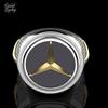 WLG4   For Mercedes Benz  LOGO Recommended Electroplated Men's Ring  Trendy Gift For Men Versatile Hand Accessory Trendy Male Accessory