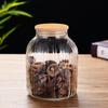 Transparent Glass Storage Jar Set