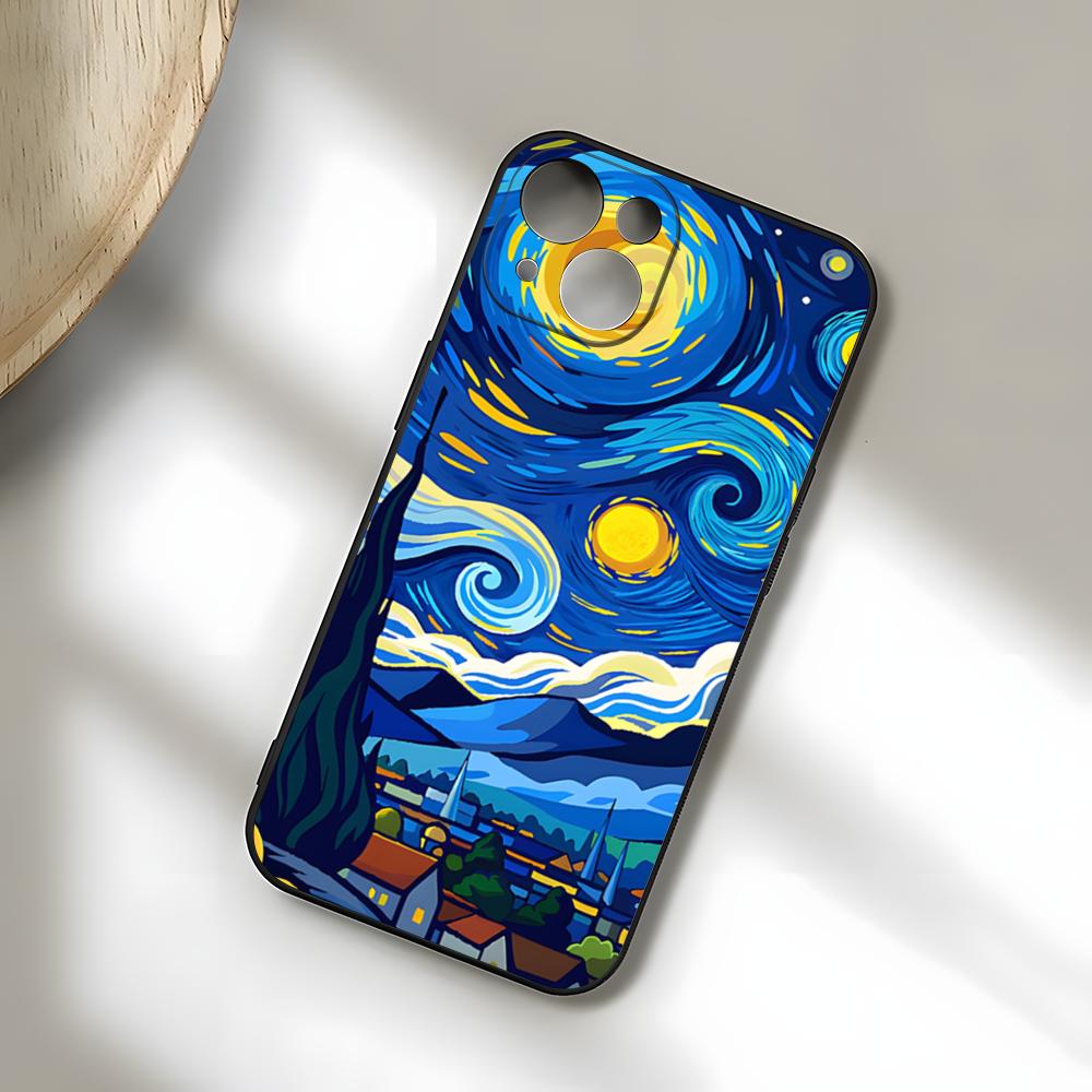 Van Gogh Oil Paintings Phone Case For IPhone 17 Pro Max 15 Pro 16 14 Plus 12 13 Mini 11 Pro Shockproof Soft Cover