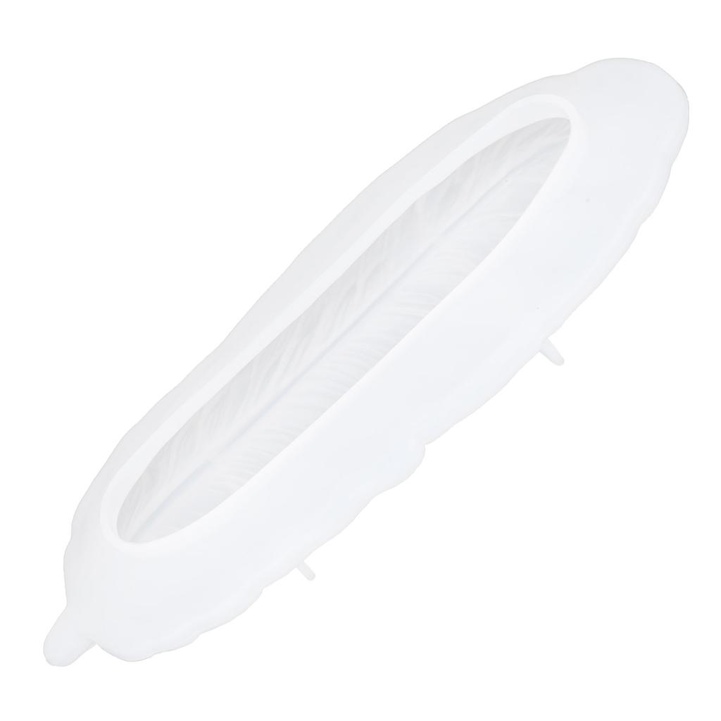 Epoxy Mold Resin Casting Mould Silicone Feather Shape Storage Tray Plate DIY HandMade Ornament