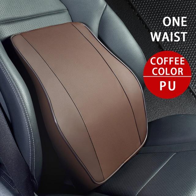 Car Neck Headrest Pillow Rest Head Support Cushion Car Breathable Memory Foam Slow Rebound Guard Car Lumbar Pillow Universal