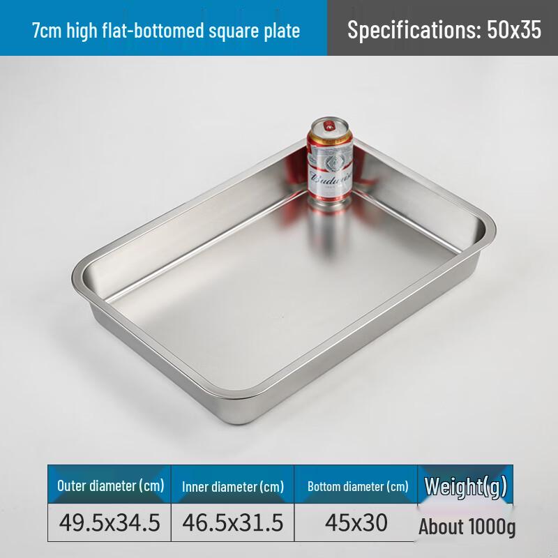 Naijiang Stainless Steel Rectangular Prep & Drain Basin